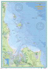 QLD Boating, Fishing, Camtas Marine Safety Chart - KEPPEL BAY, Black Head, Curtis Island to Corio Bay / MC629