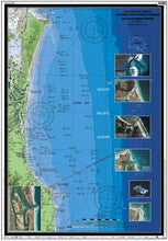 QLD Boating, Fishing, Camtas Marine Safety Chart - HASTINGS POINT to SOUTH PASSAGE / MC520