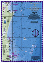 QLD Boating, Fishing, Camtas Marine Safety Chart - MOOLOOLABA to FRASER ISLAND - MC580