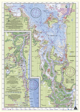 QLD Boating, Fishing, Camtas Marine Safety Chart - MANLY to NERANG, Moreton Bay, Gold Coast Waterways / MC512