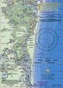 QLD Boating, Fishing, Camtas Marine Safety Guide - GOLD COAST SEAWAY to MANLY / BG514L