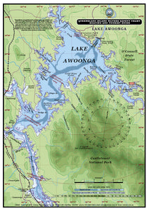 QLD Boating, Fishing, Camtas Marine Safety Guide - LAKE AWOONGA / BG628L