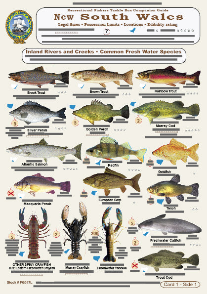 Fishermans Guide Tackle Box Companion - Camtas