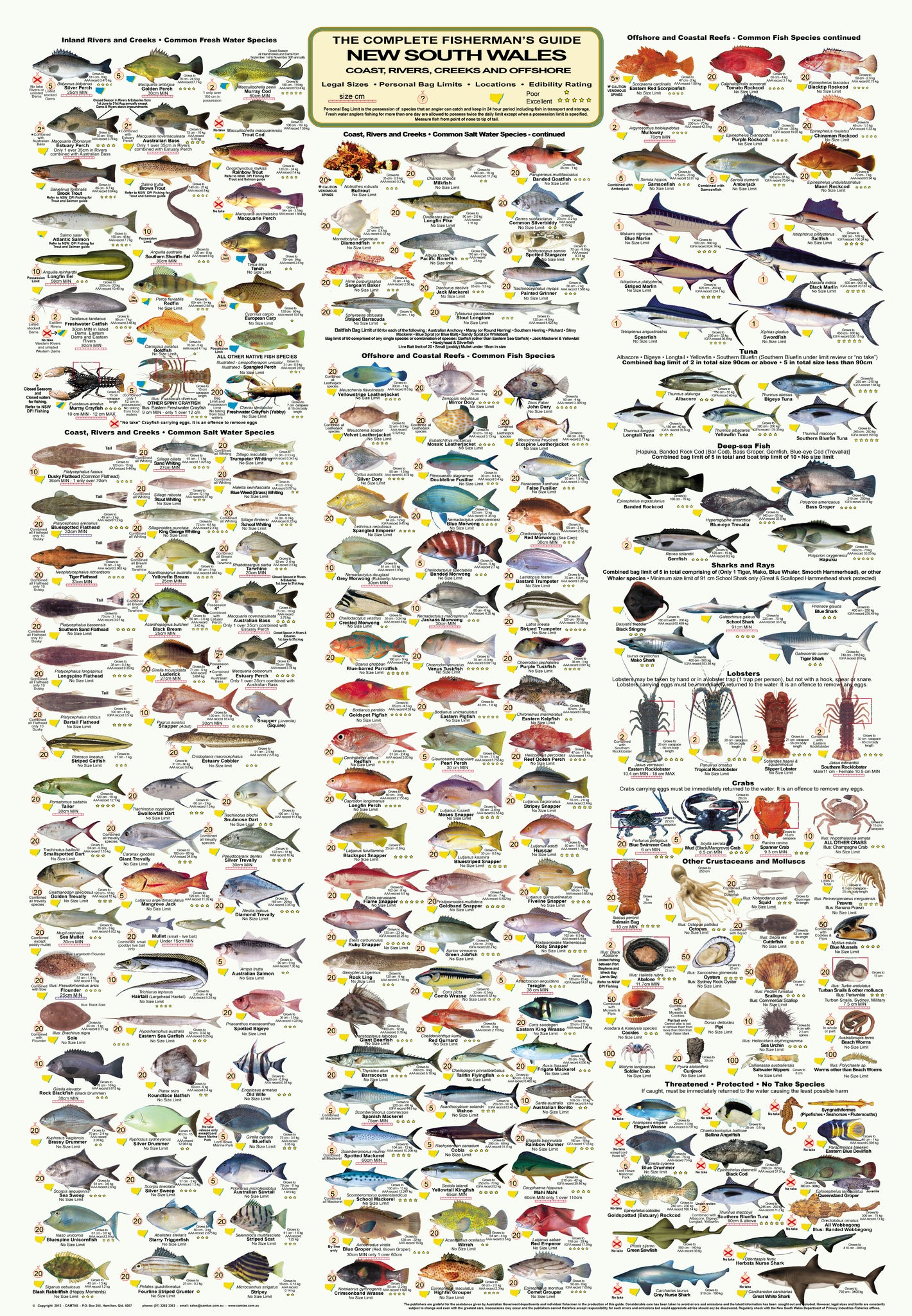 NSW Boating, Fishing, Marine Safety Chart - SOUTH WEST ROCKS to